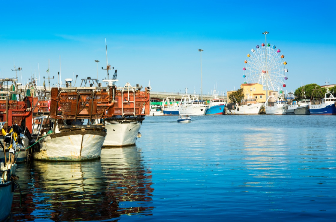 spiaggia cittadina e porto di Pescara